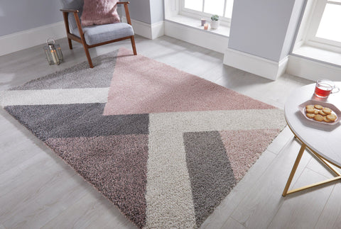 Image of Xena Multi/Pink Area Rug RUGSANDROOMS 