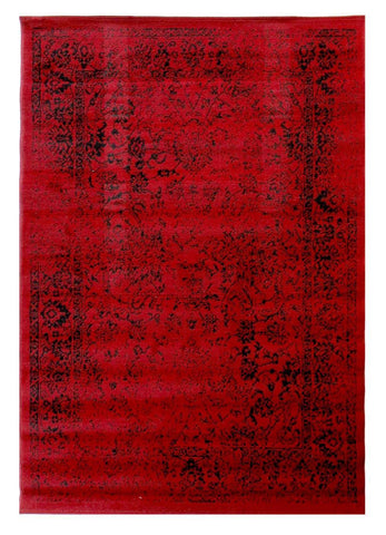 Image of Yuri Red Area Rug Rugs & Rooms 