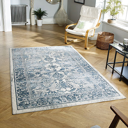 Traditional Blue Area Rug