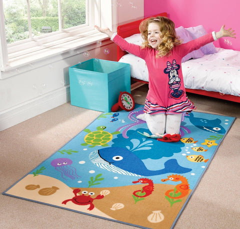 Image of Under The Sea Kids Rug RUGSANDROOMS 