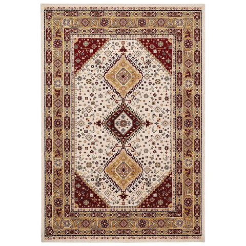Image of Traditional Cream Area Rug RUGSANDROOMS 