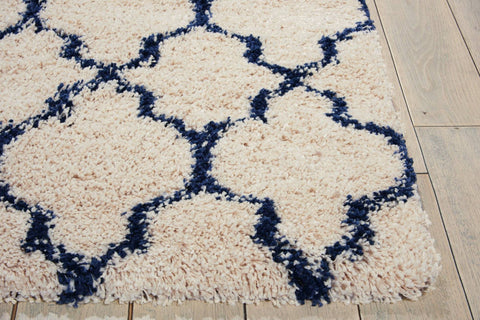 Image of Nourison Ivory/Blue Area Rug RUGSANDROOMS 