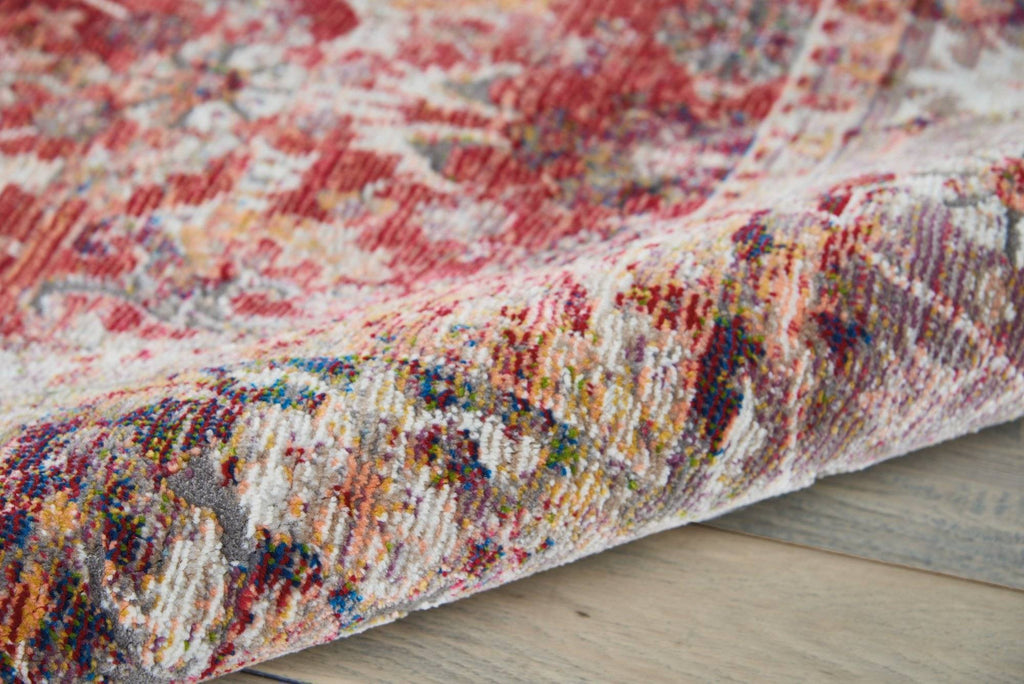Ankara Red Area Rug RUGSANDROOMS 