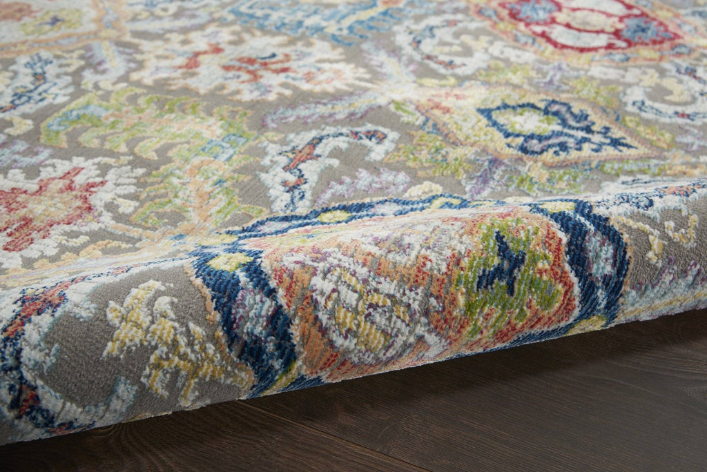 Ankara Grey/Multi Area Rug RUGSANDROOMS 