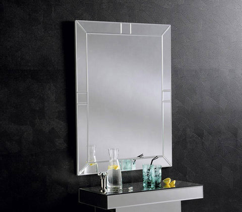 Image of Willow Silver Mirror RUGSANDROOMS 