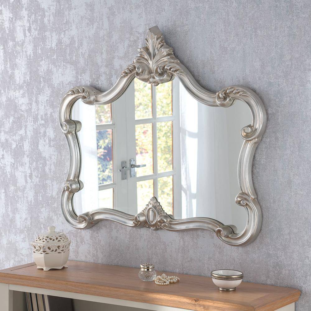 Violette Silver Mirror RUGSANDROOMS 