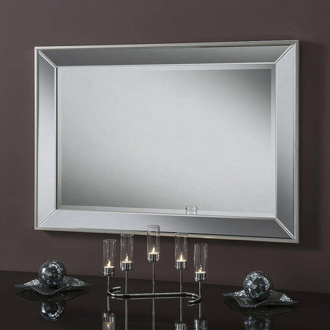 Rectangle Silver Mirror RUGSANDROOMS 