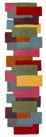 Image of Gabriela Multi Coloured Area Rug RUGSANDROOMS 
