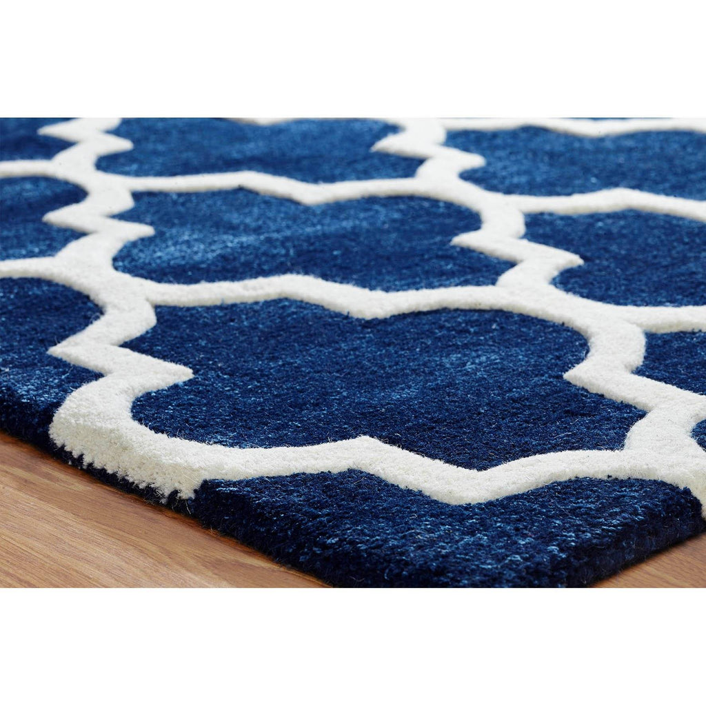 Moroccan Blue Area Rug Rugs & Rooms 