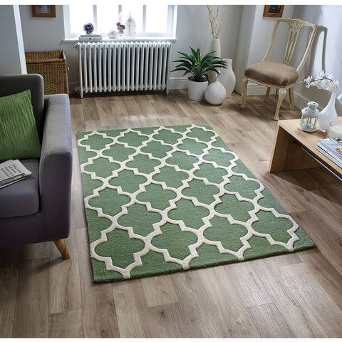 Image of Moroccan Sage Green Area Rug Rugs & Rooms 