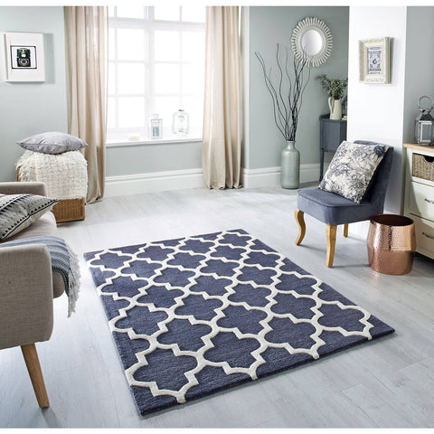 Image of Moroccan Slate Area Rug Rugs & Rooms 