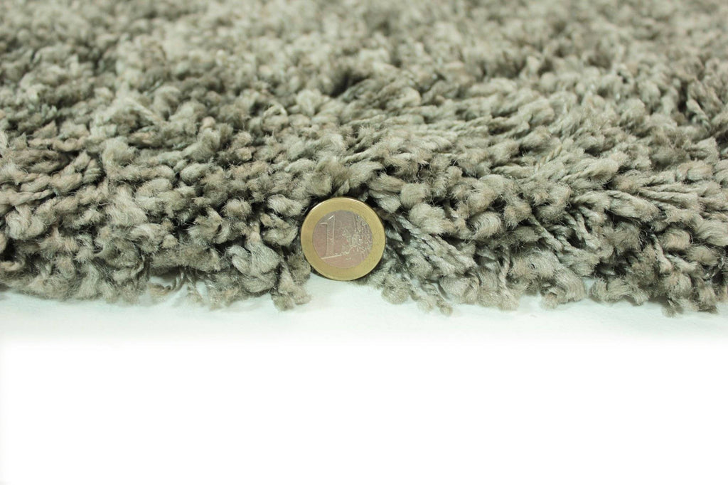 Axel Taupe Shaggy Rug RUGSANDROOMS 
