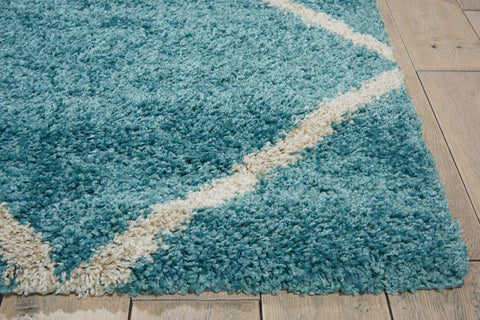 Image of Brisbane Blue Area Rug RUGSANDROOMS 