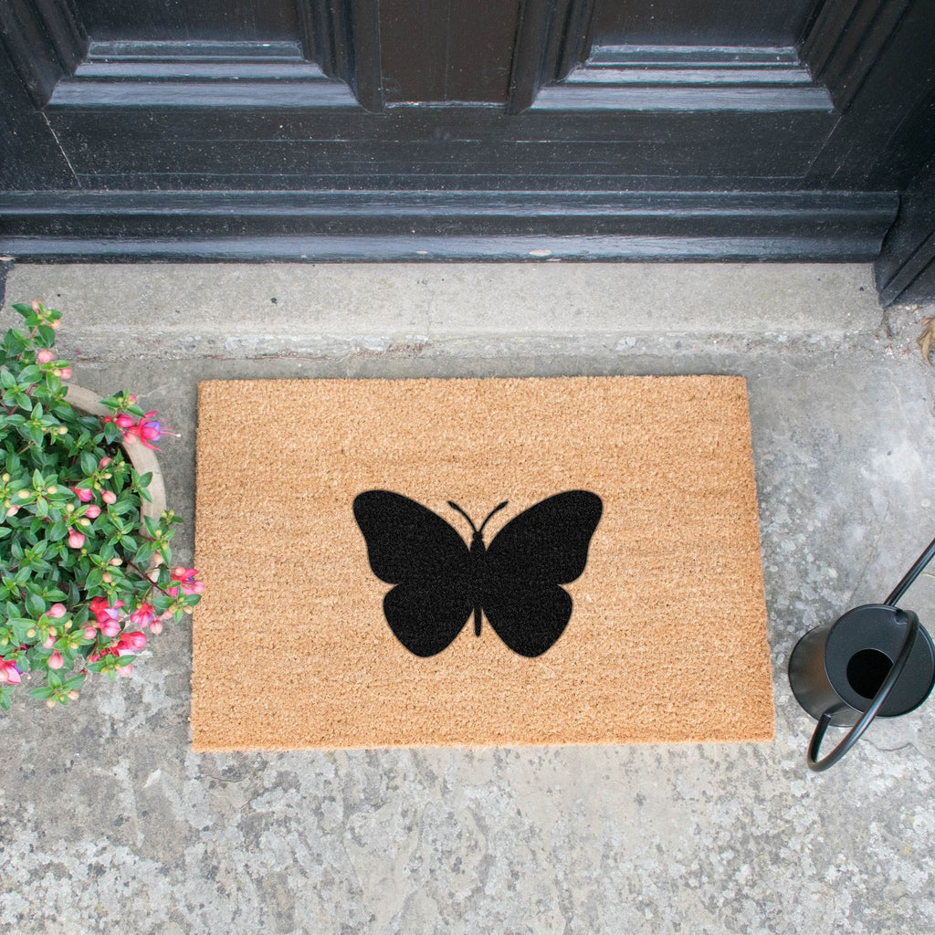 Butterfly Doormat RUGSANDROOMS 