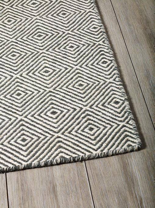 Solitaire Grey Indoor/ Outdoor Reversible Polyester Recycled Fibre Rug RUGSANDROOMS 