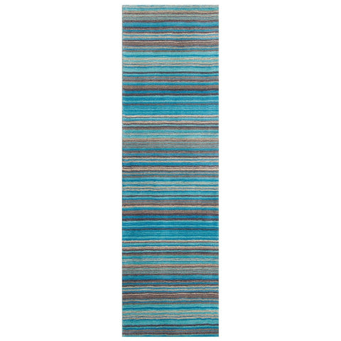 Image of Carter Lane Teal Area Rug RUGSANDROOMS 