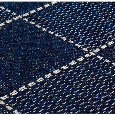 Image of Flat Weave Blue Area Rug RUGSANDROOMS 