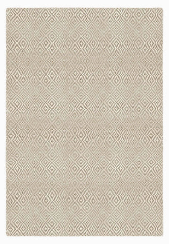 Image of Solitaire Beige Indoor/ Outdoor Reversible Polyester Recycled Fibre Rug RUGSANDROOMS 