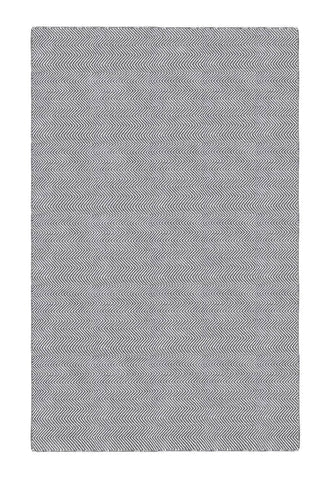 Image of Herringbone Grey Indoor/ Outdoor Reversible Polyester Recycled Fibre Rug RUGSANDROOMS 