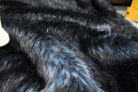 Image of Silver Back Faux Fur Throw RUGSANDROOMS 