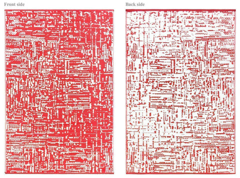 Image of Cosmopolitan Red & White Indoor-Outdoor Reversible Rug cvsonia 