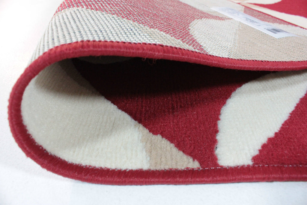 Yuri Red Area Rug RUGSANDROOMS 