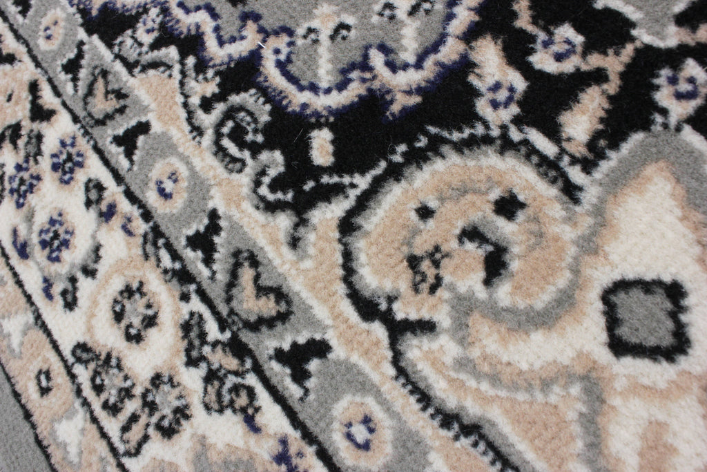 Yuri Grey Area Rug RUGSANDROOMS 
