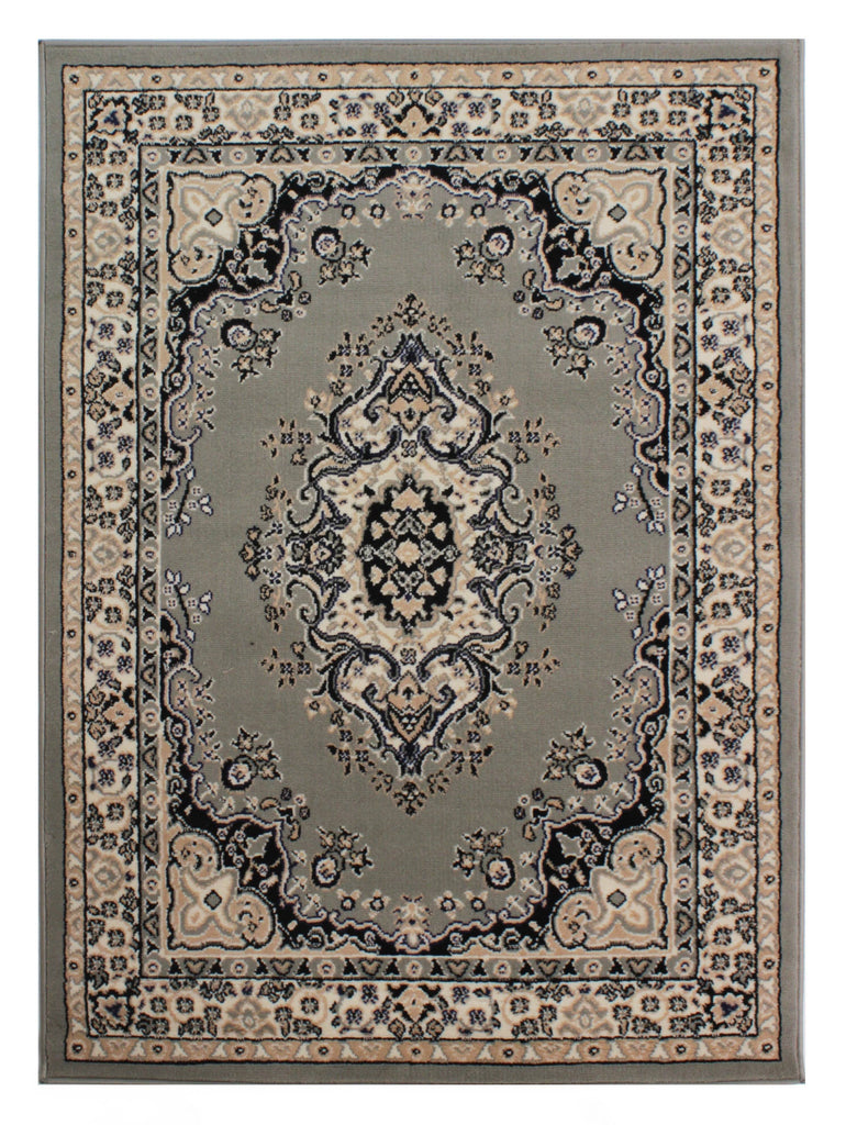 Yuri Grey Area Rug RUGSANDROOMS 