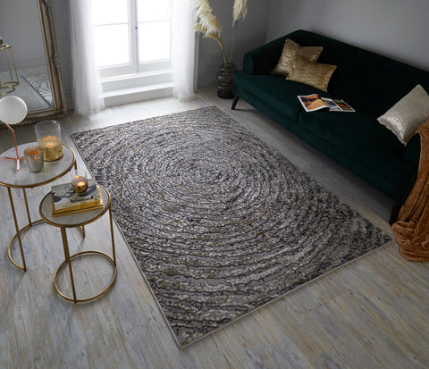 Image of Ava Gold Area Rug