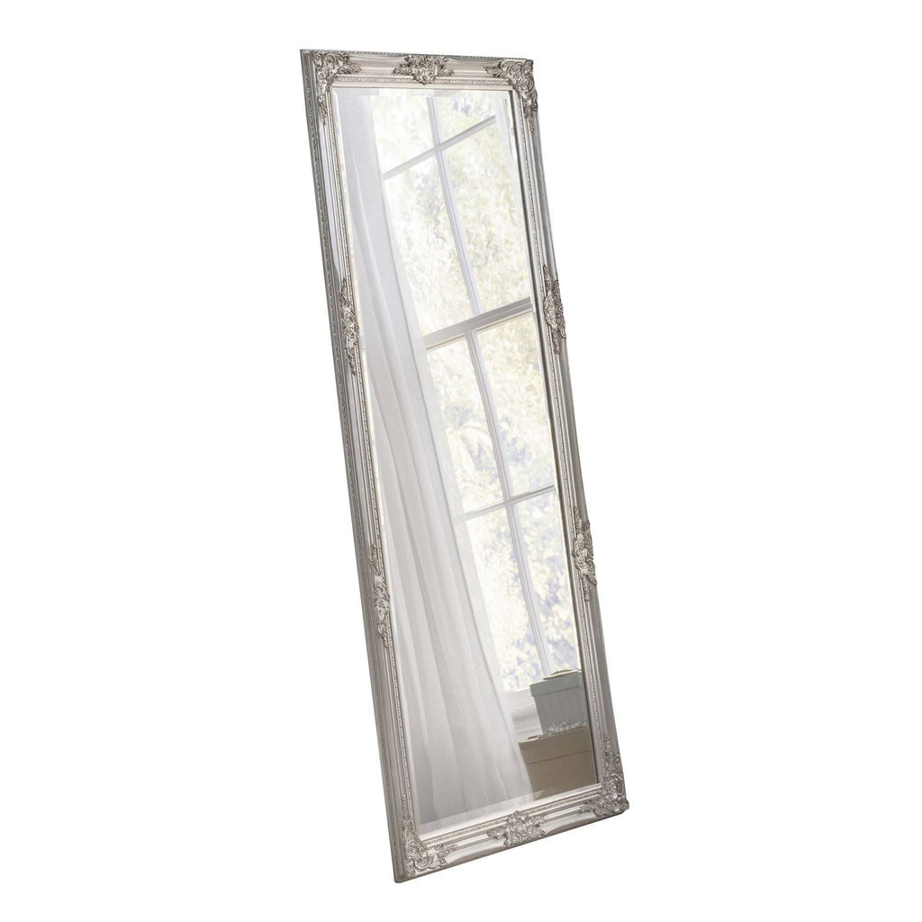 Florence Silver Accent Mirror gagandeepstore 