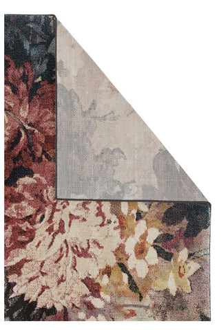 Image of Fleur Pink/ Purple Floral Area Rug