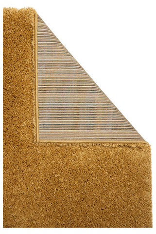 Thick Shaggy Gold Area Rug