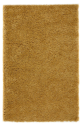 Image of Thick Shaggy Gold Area Rug