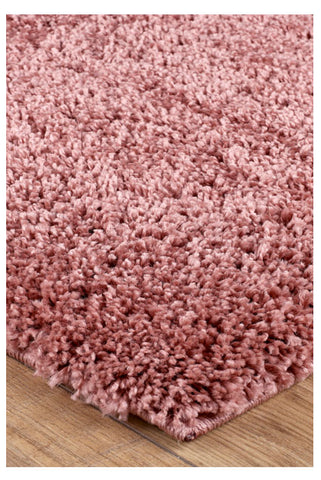 Image of Thick Shaggy Pink Area Rug