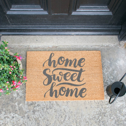 Home Sweet Home Grey Doormat