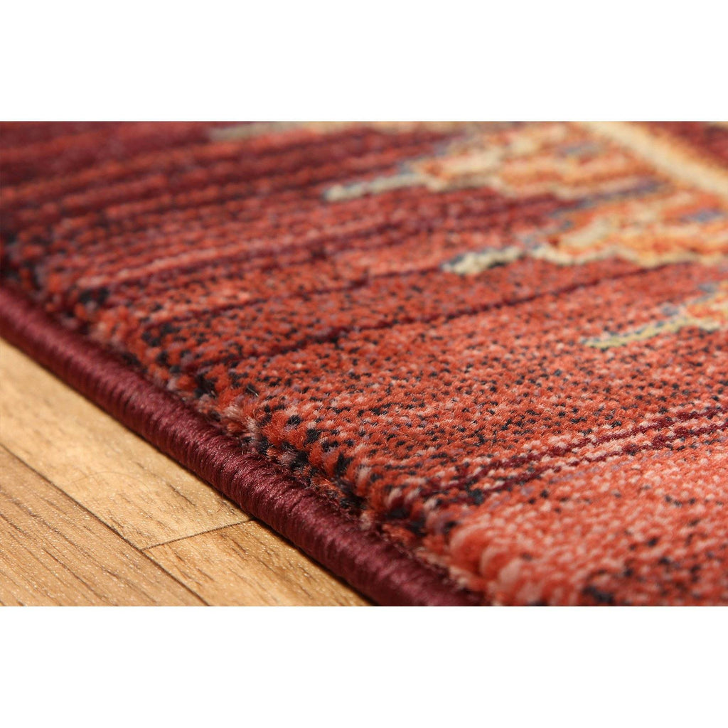 Gabbeh Rust Area Rug RUGSANDROOMS 
