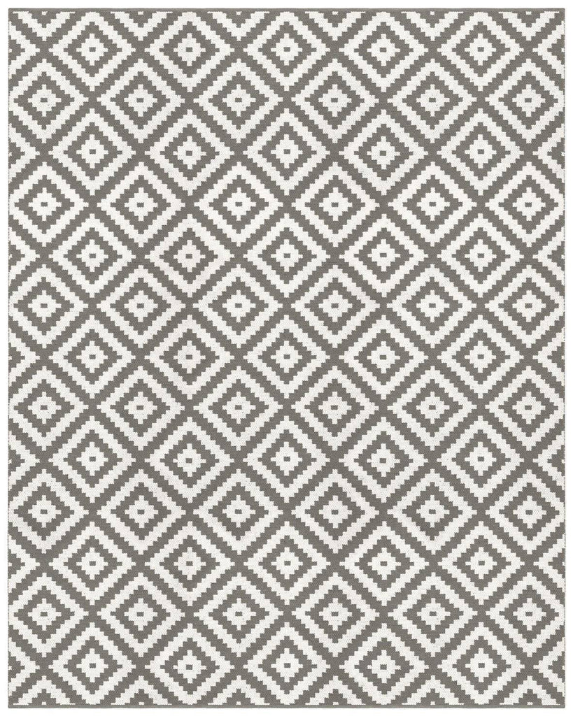 Ava Grey Indoor/ Outdoor Reversible Polyester Recycled Fibre Rug RUGSANDROOMS 
