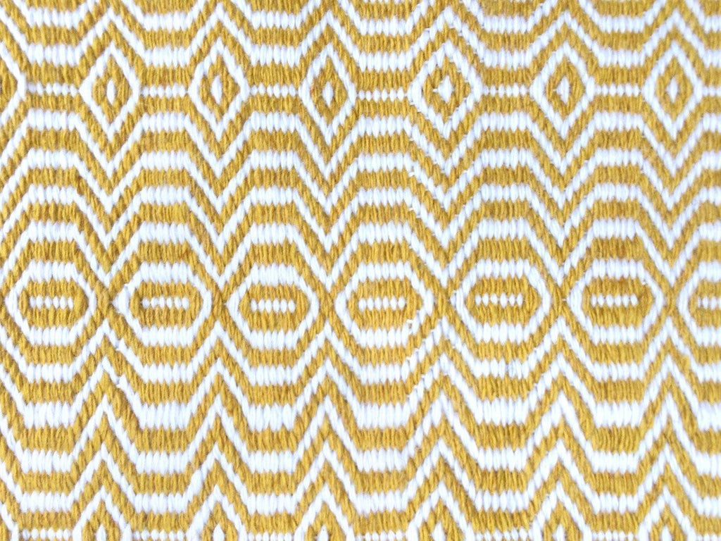 Viva Yellow Indoor/ Outdoor Reversible Polyester Recycled Fibre Rug RUGSANDROOMS 