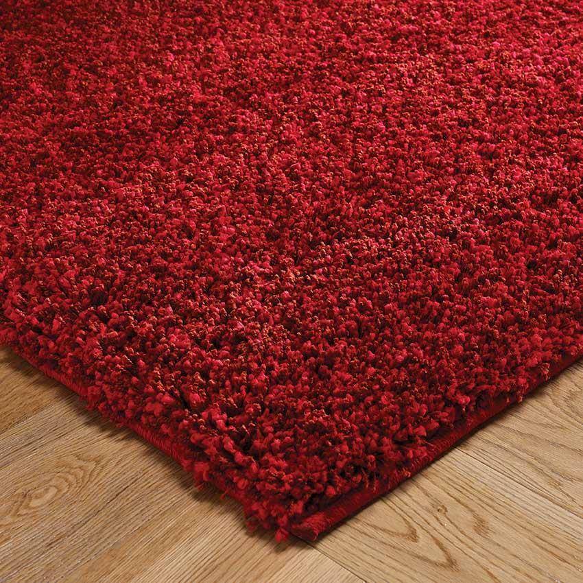 Harmony Ruby Red Area Rug RUGSANDROOMS 