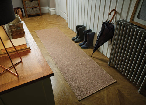 Image of Natural Fibre Terracotta Area Rug RUGSANDROOMS 