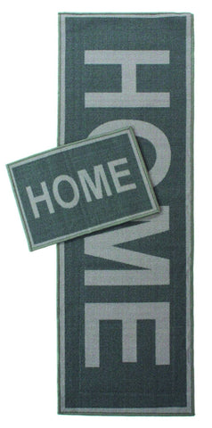 Grey Home Runner RUGSANDROOMS 