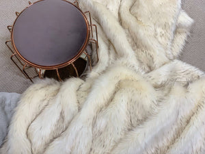 Afghan Hound Faux Fur Throw