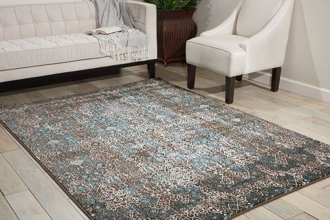 Rocco Blue Area Rug RUGSANDROOMS 