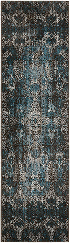 Image of Rocco Blue Area Rug RUGSANDROOMS 