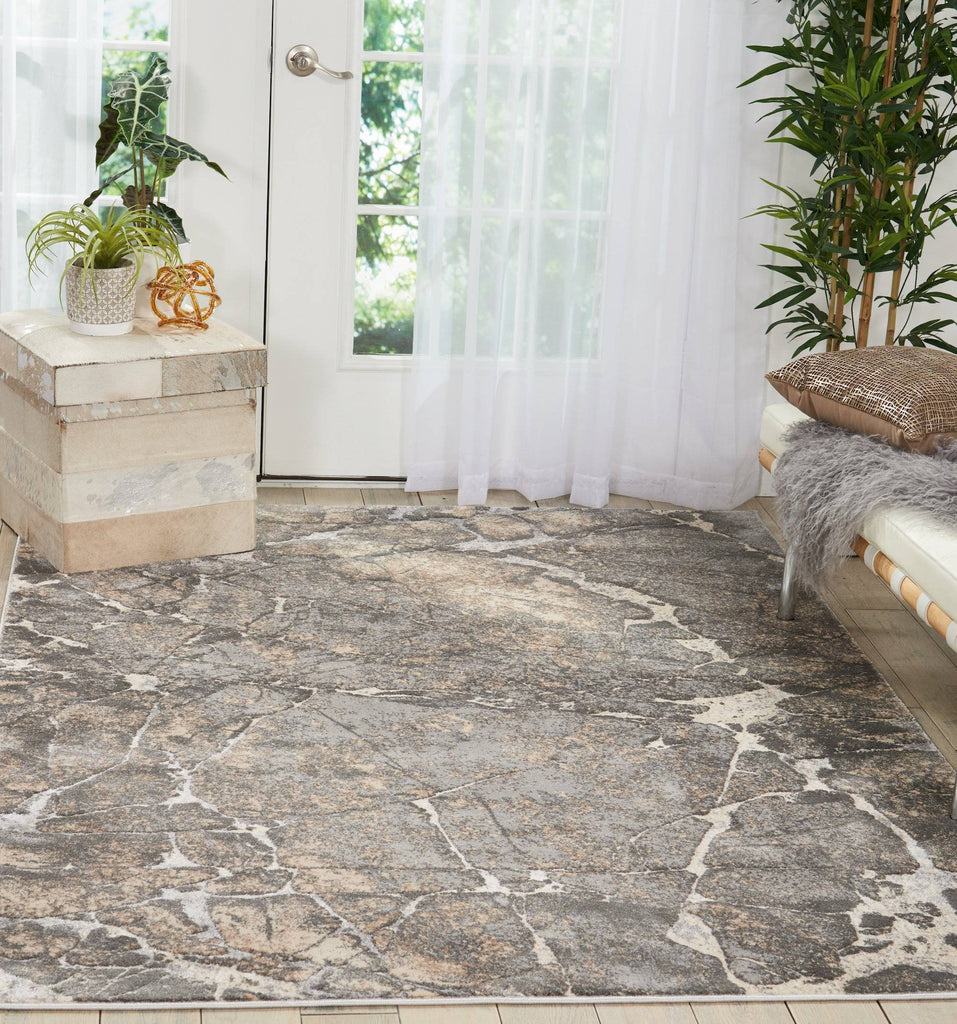 Kathy Ireland 351 Heritage Grey Area Rug RUGSANDROOMS 