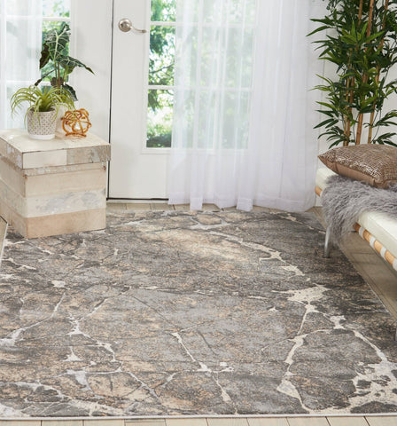 Image of Kathy Ireland 351 Heritage Grey Area Rug RUGSANDROOMS 