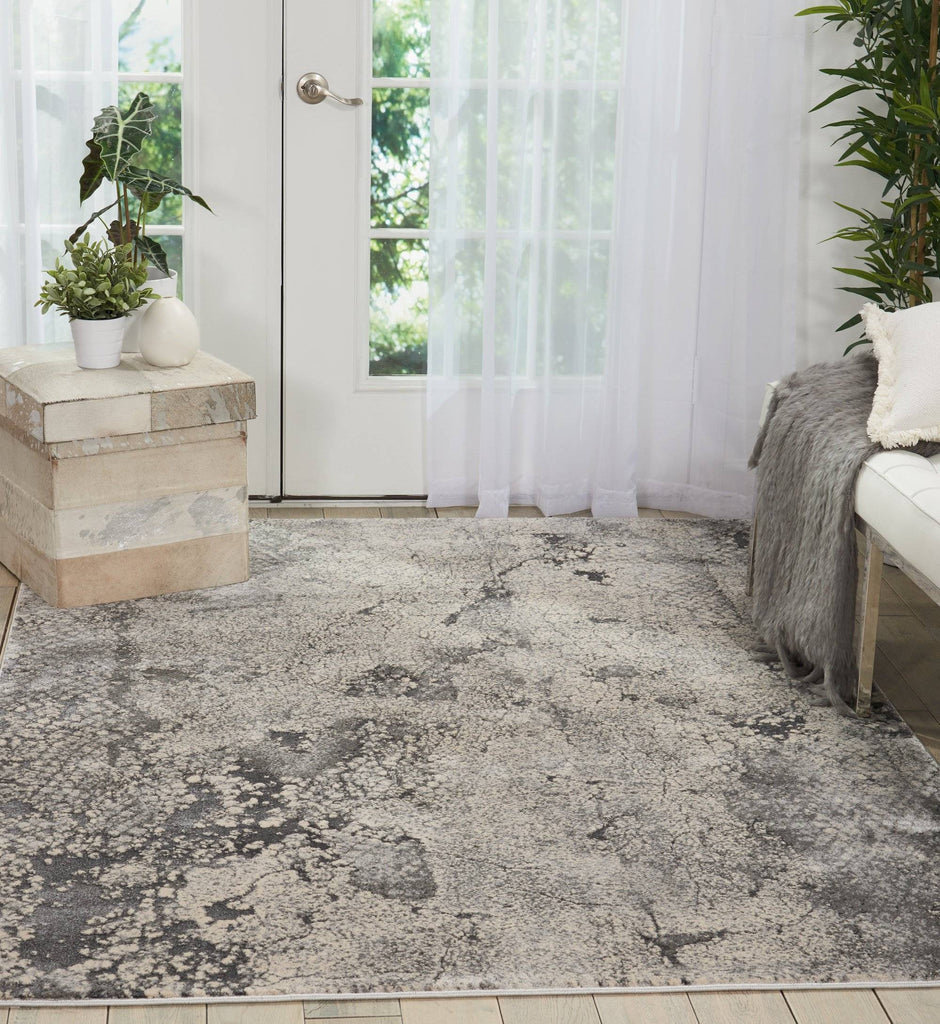 Kathy Ireland 352 Heritage Grey Area Rug RUGSANDROOMS 