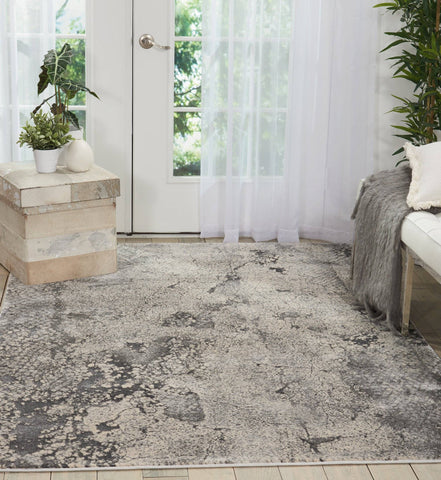 Image of Kathy Ireland 352 Heritage Grey Area Rug RUGSANDROOMS 