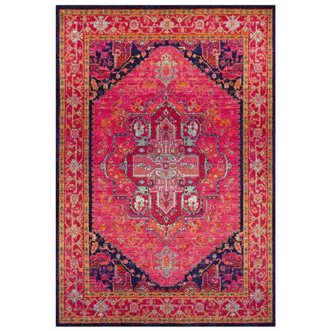 Image of Kali Pink Area Rug RUGSANDROOMS 
