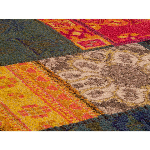 Image of Kelly Multi-Coloured Area Rug RUGSANDROOMS 